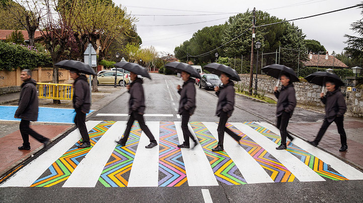 Madrid’s Crosswalks Are Getting a Fun and Colorful Makeover